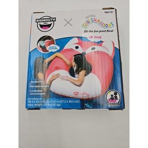 BigMouth x Squishmallows Inflatable Ring Pool Float With Built-In Cupholder